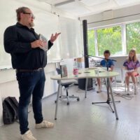 Lesung mit Autor Christian Linker am Stadtgymnasium