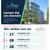 Infoabende für das kommende Schuljahr 2027-28
